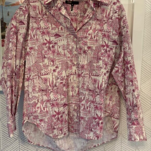 Maje Button Down Top - Picture 2 of 8
